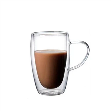 Cốc cà phê kính hai bức tường