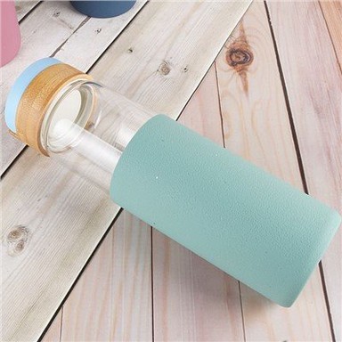 Chai thủy tinh treo tường đơn có hoa văn sọc