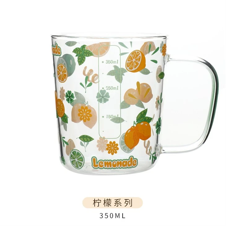 With Adorable Printed Glass Bottle